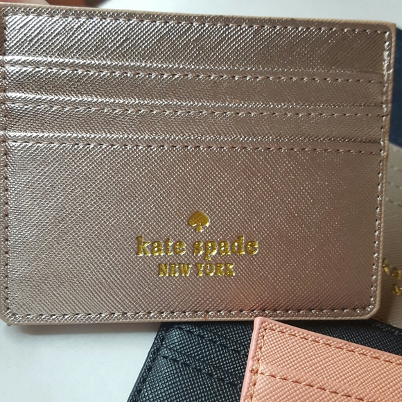 Kate Spade Glitter Card And Money Holders NWT - Picture 5 of 8
